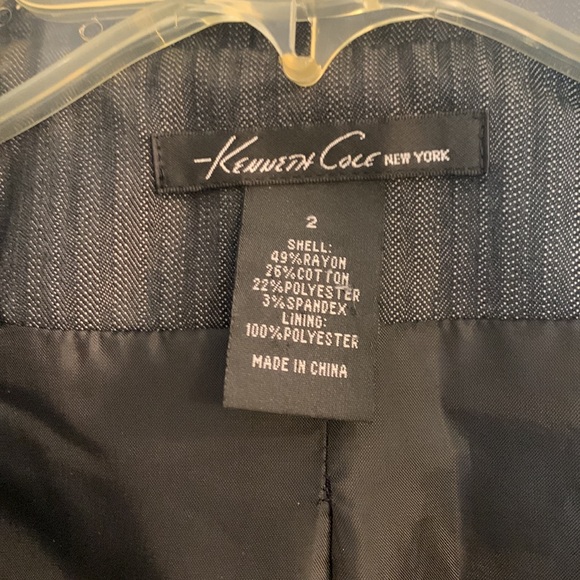 Kenneth Cole Gray Striped Pant Suit - Picture 4 of 16